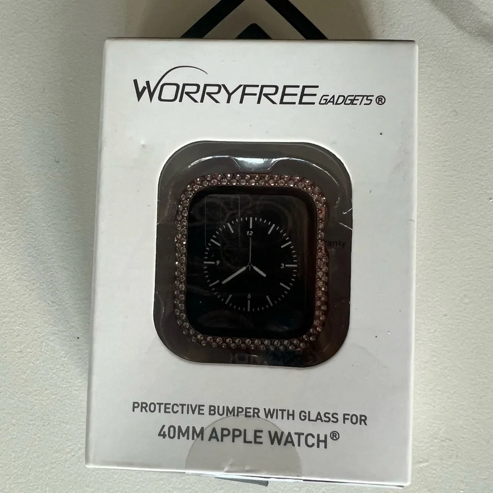 Apple Watch Bling Bumper Case 40mm in Rose Gold